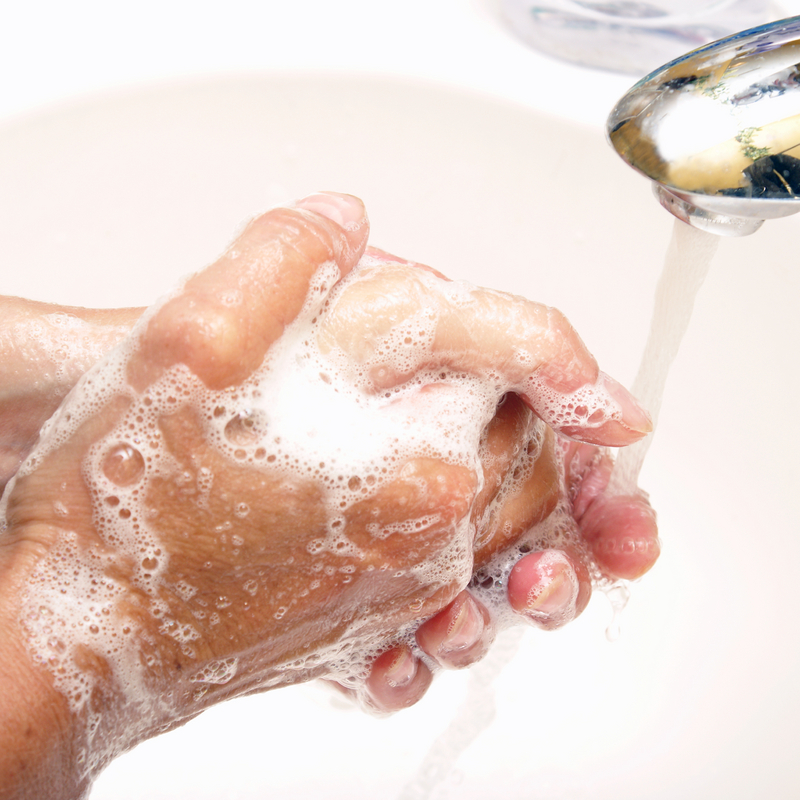 hand-washing procedures at